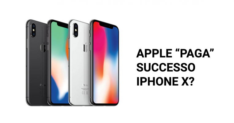 Apple potrebbe pagare successo iPhone X