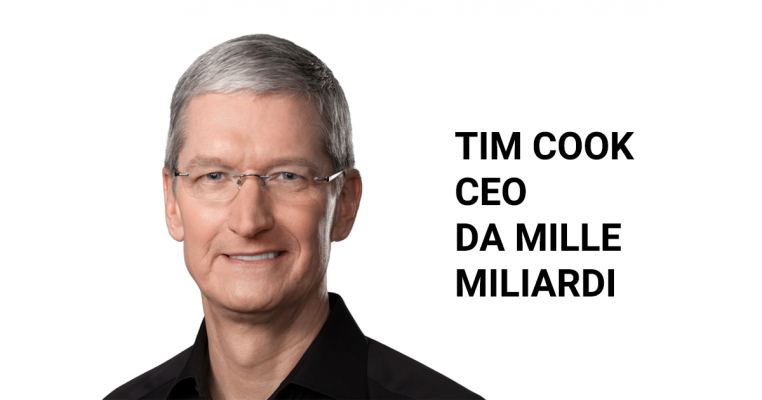 Tim Cook CEO da un trilione