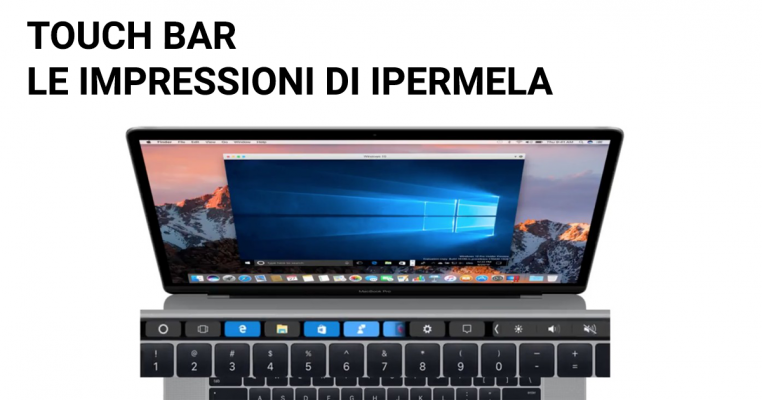 Touch bar impressioni Ipermela