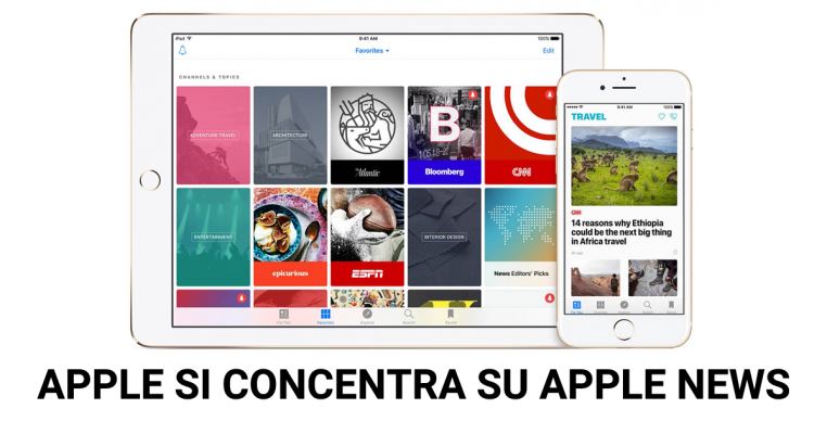 Apple si concentra su apple news
