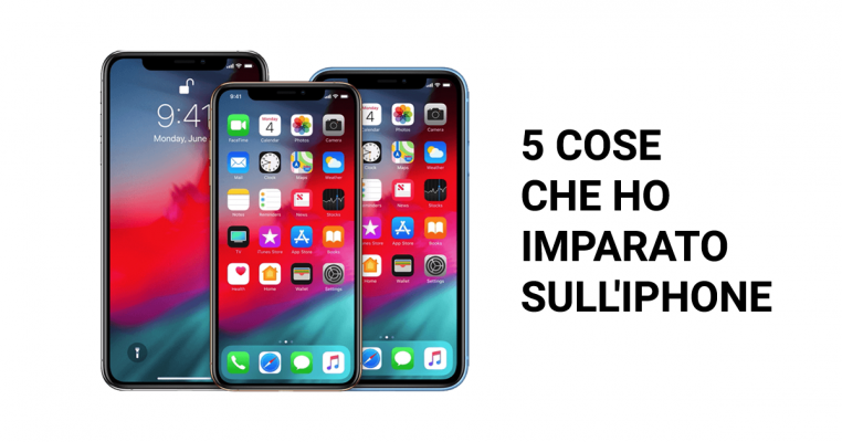iPhone 5 cose che ho imparato