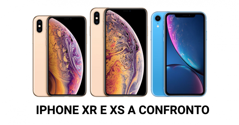 iPhone XR e iPhone XS a confronto