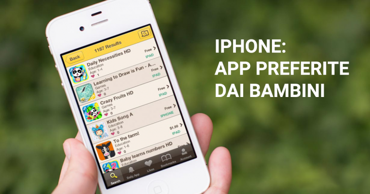 App per iPhone preferite dai bambini